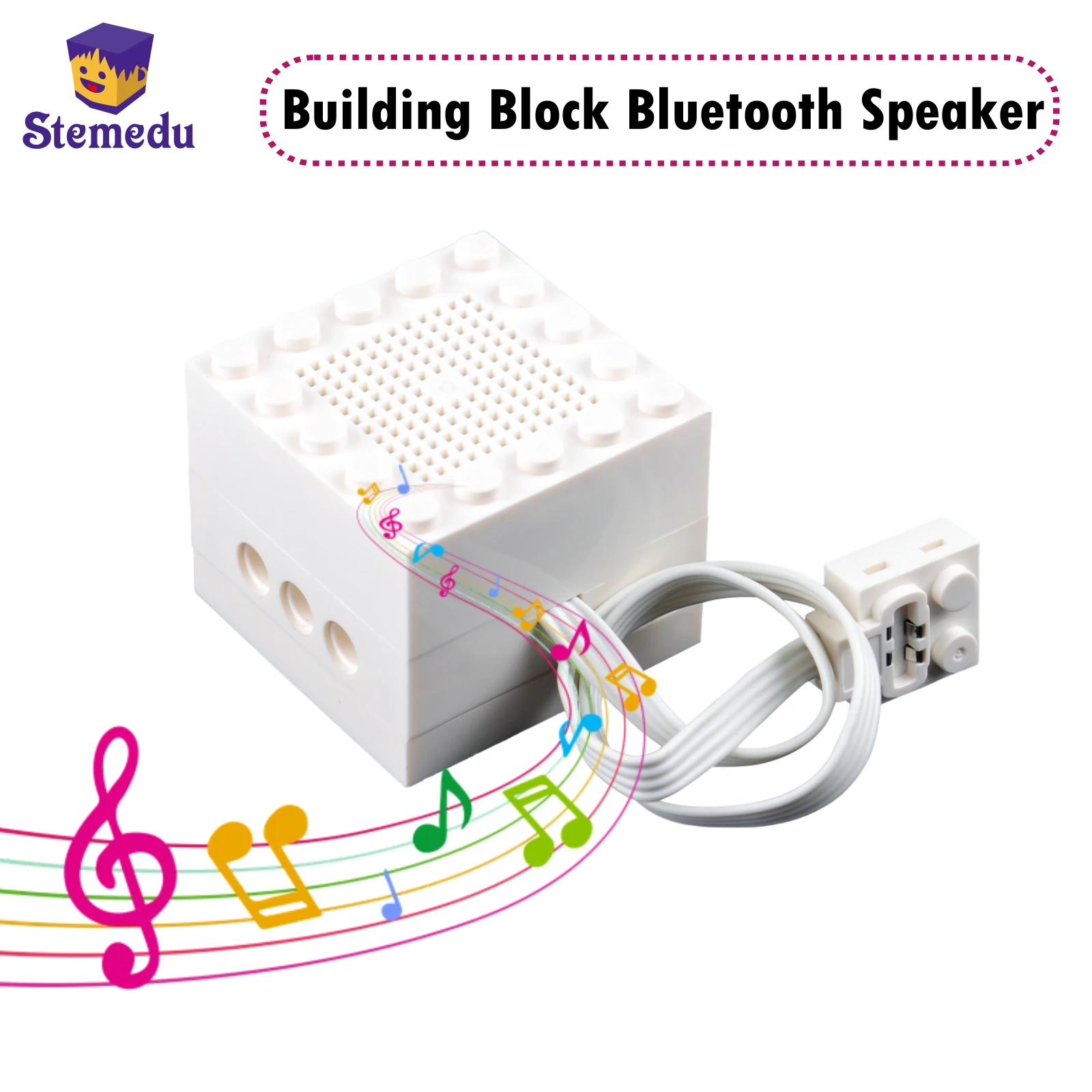 Gebäude Block Bluetooth Lautsprecher Sound Modul Kreative Musik Spielen MOC Auto Zug Musik Box Modifikation legoeds-kompatibel Image
