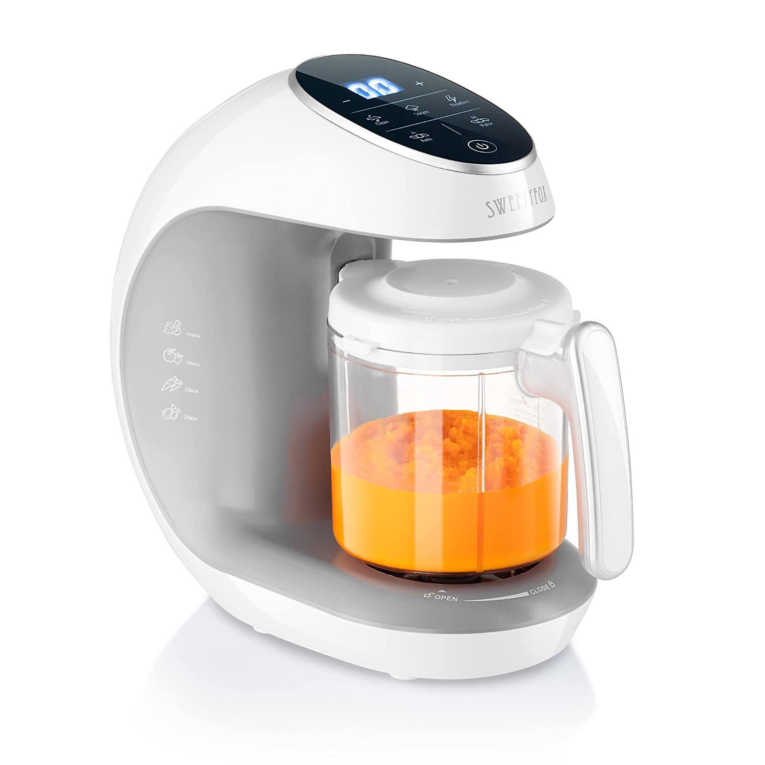 Sweety Fox - Macchina per la pappa multifunzionale 7 in 1 Cuocitore a