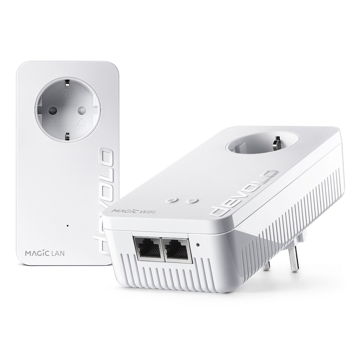 devolo Magic 1 WiFi Powerline Mesh WLAN Verstärker 2x Adapter Image