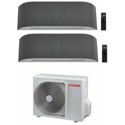 Toshiba - dual split inverter klimagerät haori 10000+10000 (9000+9000) serie mit ras-2m14u2avg-e