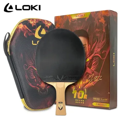 LOKI DRAGON Series Table Tennis Racket Professional Offensive Ping Pong Racket Paddle Bat 5 Wood 2 Carbon 6/7/8/9/10 Stars