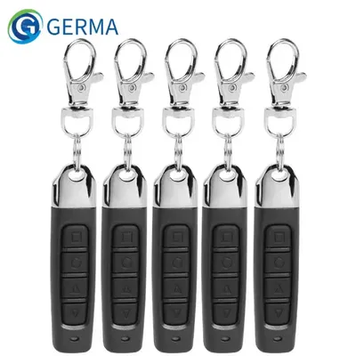 GERMA 1/5PCS 433MHz Copy Remote Control Electric Garage Door Opener Wireless Controll Duplicator