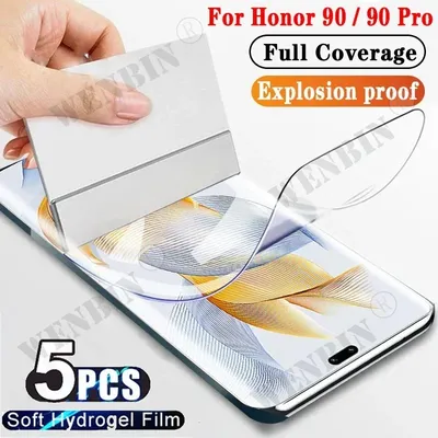 5 Pcs Hydrogel Film For Honor 300 200 100 90 Pro Lite Magic 7 6 5 Pro Lite X9A X8A X7A X9B X8B X7B