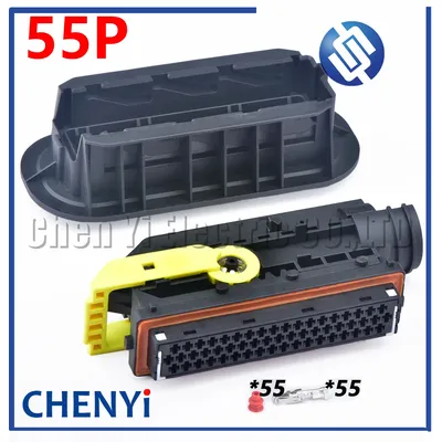 55 Pin Auto Waterproof Connector module pld A0045450426C truck ECU Plug DJ7552-3.5-21 1718248-1 A4574434140 A0084462840 For Benz