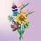 KNEW BUILT Mini Flower Bouquet 3D Model Building Blocks Ideal Holiday Gift for Girls or Versatile