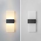 applique da parete a led sorgente luminosa a 2 colori 10 cm 5 w acrilico moderno minimalista ip54 apparecchi di illuminazione per interni domestici decorativi per interni per soggiorno camera da letto