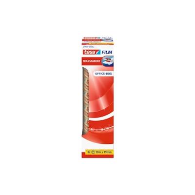 tesa Klebeband tesafilm Office-Box Transparent 19 mm (B) x 10 m (L) PP (Polypropylen) 8 Rollen Image
