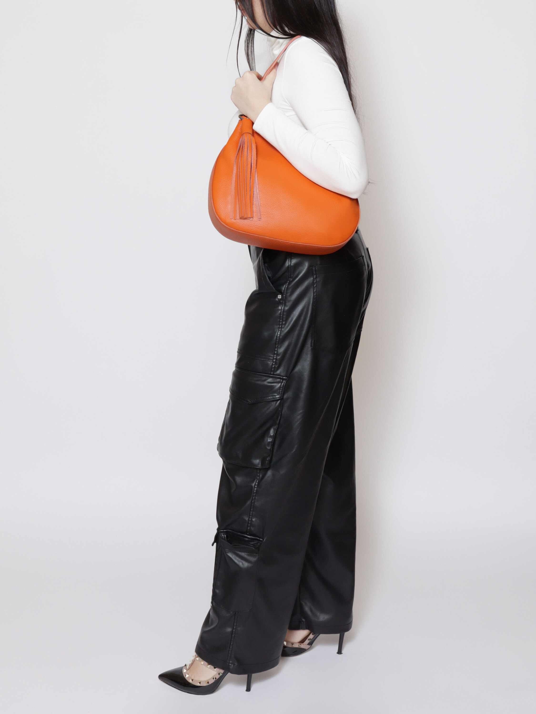 Roberta Rossi Schultertasche Frauen ORANGE Image