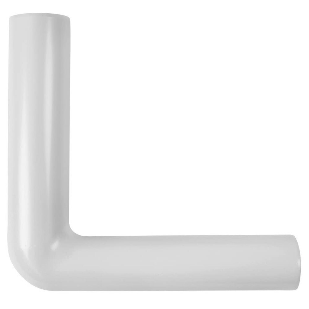 Belvit Topazio Spülrohrbogen Anschlussbogen Manhattan Grau 390x350mm Ø50mmxØ44mm 90° Image