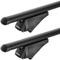 Barres de toit Peugeot 508 Break (03/11-08/18) Menabo Tiger Alu Noir