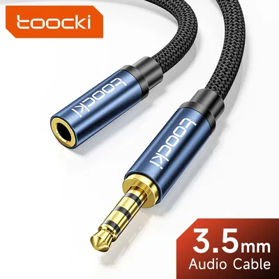 Toocki aux kabel 3 5mm männlich zu weiblich buchse audio männlich verlängerung lautsprecher kabel