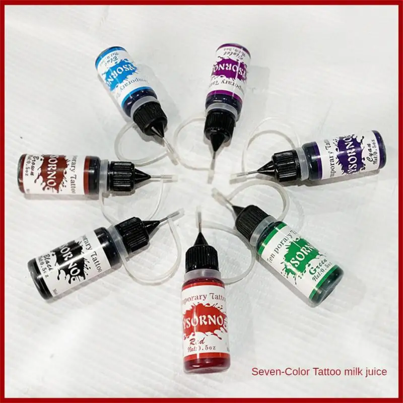 Tinte Temporäre Henna Tattoo Tattoo Zubehör Nachfrage Pflanze Tattoo Milch Henna Tattoo Flüssigkeit Weibliche Pflanzen Tattoo Farbe Essential Image