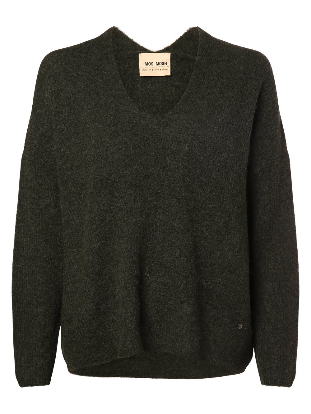 MOS MOSH Pullover mit Alpaka-Anteil Damen grün, XL Image
