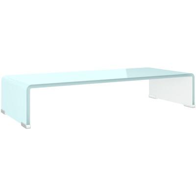TV-Aufsatz/Monitorerhöhung Fernsehständer Glas Grün 60x25x11 cm Vidaxl Image