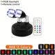 13 colori rgb luce per immagini led senza fili faretto per armadio con telecomando alimentato a batteria angolo regolabile atmosfera lampada notturna galleria corridoio corridoio soggiorno camera da