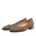 Michael Kors Loafer - June Flex Ballet - Gr. 39 (EU) - in Braun - für Damen - aus Leder & Leder & Gummi & Kunstleder