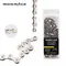 RIDERACE Bicycle Chain 116L 8 9 10 11 12 Speed Silver Ultralight Mountain Road Bike Chain For