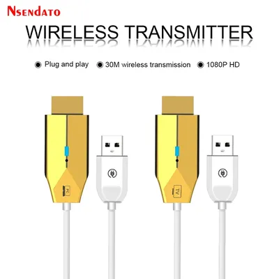 5.8G 1080P 30M HDMI Wireless Video Audio Transmitter Receiver Extender HDMI Display TV Adapter