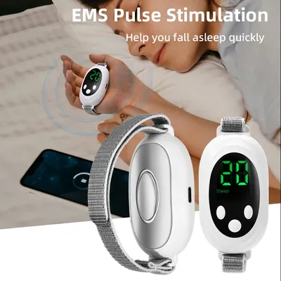 New Microcurrent Sleep Aid Device EMS Sleep Aid Machine Sleep Instrument for Insomnia Stress Anxiety