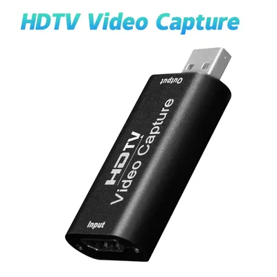 HD 4K Video Capture Card USB3.0 2.0 HDTV Video Grabber Record Box for PS4 Game DVD Camcorder Camera