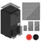 Anti Dust Filter Cover For Xbox Series X Console Cooling Fan Dustproof Cover Thumbstick Caps For