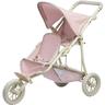 Carrozzina per Bambole Passeggino per Bambolotti Olivias World OL-00004 - Rosa / Grigio