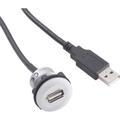 Tru Components - USB-05 Presa usb Presa Presa usb tipo a, illuminata su spina usb tipo a con cavo