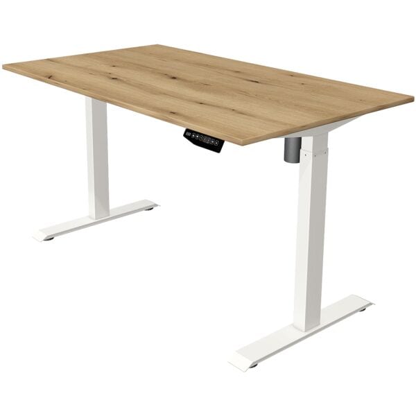 Kerkmann Schreibtisch höhenverstellbar (elektrisch) »Move 1« 140 cm Gestell weiß weiß, 140x123x80 cm