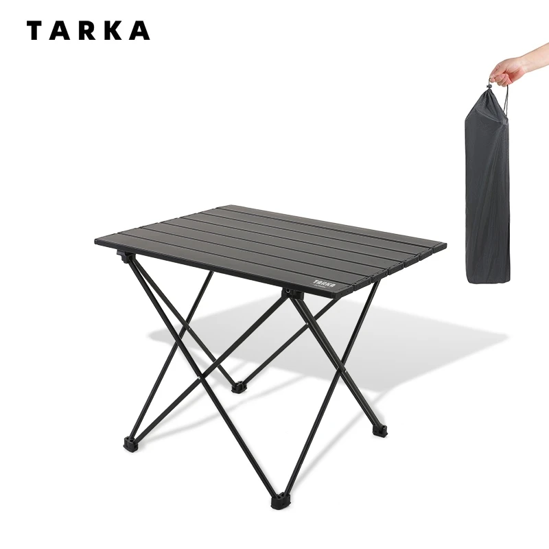 TARKA Outdoor Camping Klapptisch Party Picknick BBQ Tragbarer faltbarer Schreibtisch Hochfester ultraleichter tragbarer Aluminiumtisch