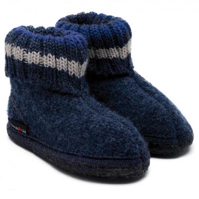 Haflinger - Kids Paul - Hüttenschuhe 25 | EU 25 blau Image