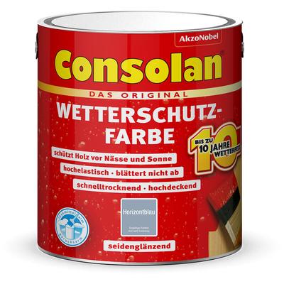 Consolan - Wetterschutz-Farbe 2,5 l horizontblau