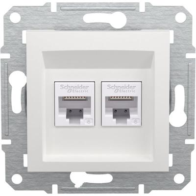 Schneider Electric - RJ45-Datendose Asfora Weiß (ral 9003) EPH4870121D 1 St. Image