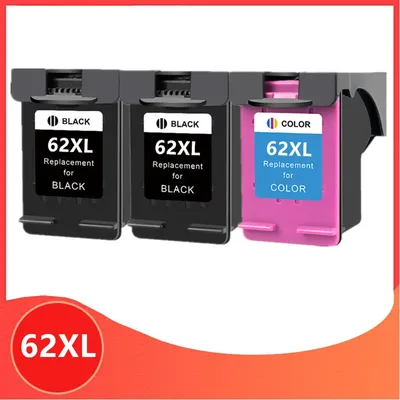 Compatible for 62XL Ink Cartridge for HP62 for HP 62 5640 5660 7640 5540 5544 5545 5546 5548
