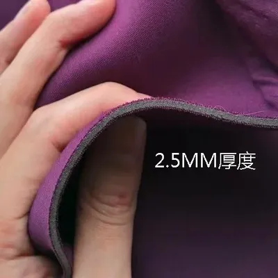 Colorful SBR Neoprene Sewing Fabric Soft Stretch Shockproof Waterproof Diving Wetsuit Double Sided Composite Cloth 2.5mm Thick
