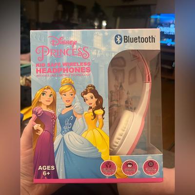 Disney Headphones | Disney Princess Kid Safe Wireless Headphones | Color: Pink/White | Size: Os