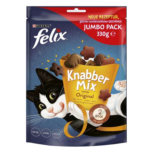 2x330g KnabberMix Original Felix Katzensnacks zum Sonderpreis!