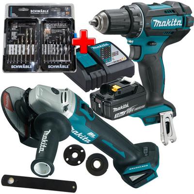 Makita Akku-Combo Set 18V DGA504 DDF482 Image