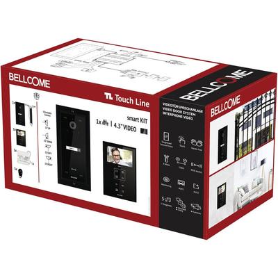 Electra Video-Türsprechanlage Kabelgebunden Komplett-Set Schwarz - Bellcome Image