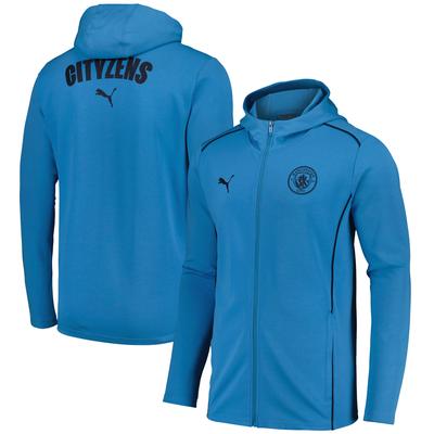 Manchester City PUMA Casuals Hoody Jacke - Blau Image