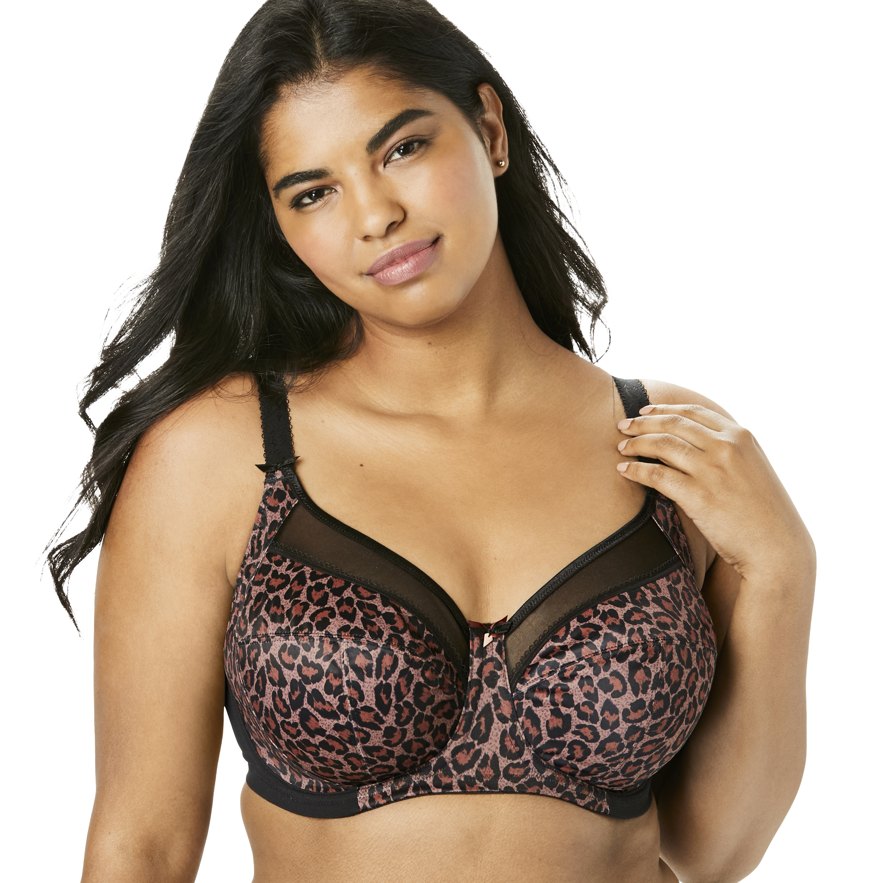 Plus Size Women's Goddess® Keira and Kayla Underwire Bra 6090/6162 by Goddess in Dark Leopard (Size 38 DD)