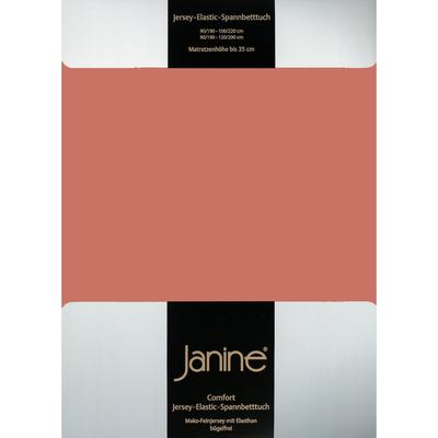 Janine - Spannbetttücher 1er Pack 'Comfort Jersey-Elastic' Baumwolle Bettwäsche 1 ct