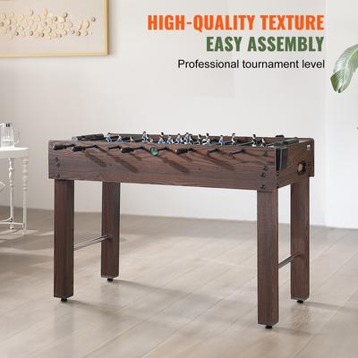 VEVOR Foosball Table Standard Size Foosball Table for Home Family and Game Room Soccer with Foosball Table Set