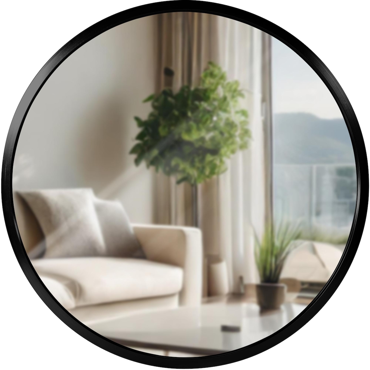 CLP Wandspiegel Elsie schwarz/S Image