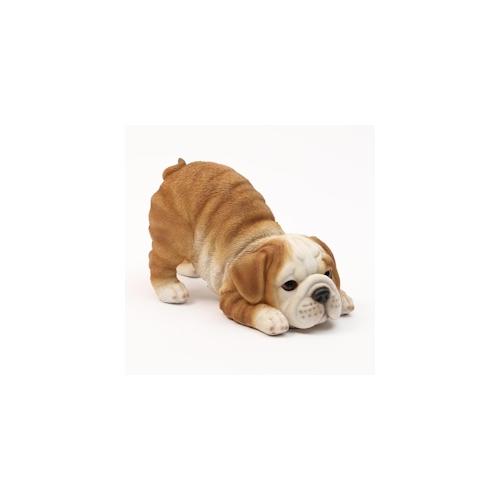 Hund LUCY Dekofigur Tierfigur englische Bulldogge Welpe H: 10,5cm