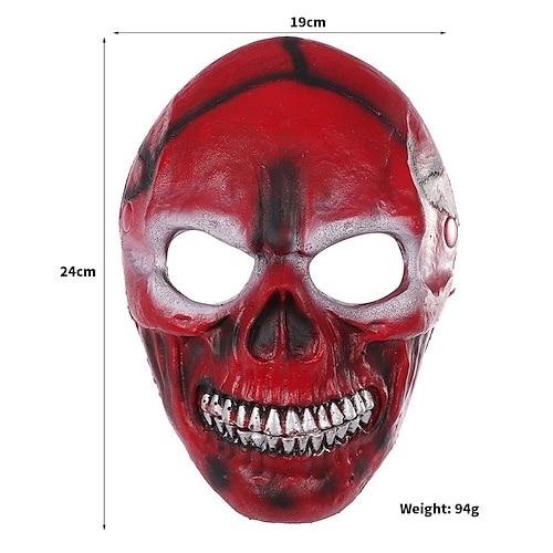 Horror-Maske, Halloween-Tag der Toten, gruselige Requisiten, 3dpu, schäumendes Blut, Totenkopf-Maske, Horror-Halloween-Maske, Teufel-Horror-Maske, Rollenspiel-Requisiten, Party-Maske,