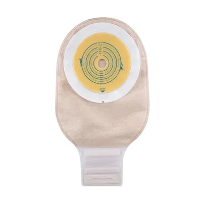 20pcs One Piece Colostomy Bags with Hoop and Look Ostomy Bags for Ostomy Patient