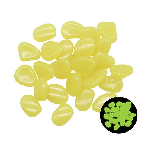 Ciottoli da giardino bagliore nel buio da 1 confezione per marciapiede giardino terrazza prato giardino patio acquario decorazione acquario pietra bagliore