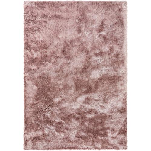 Tapis à poils longs rose 200x290