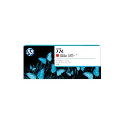 HP 774 Chromatisches Rot DesignJet Tintenpatrone, 775 ml