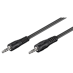 goobay Audio Verbindungskabel AUX, 3,5 mm stereo, Flachkabel 10 m Image